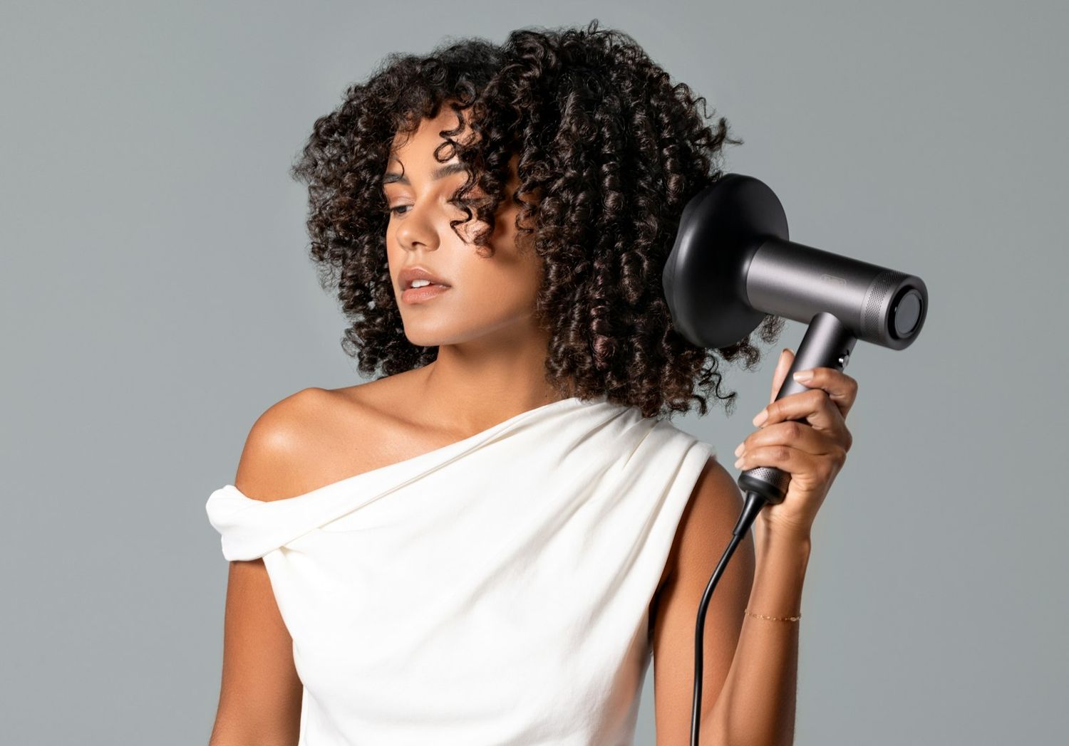 Boucles séchées au diffuseur